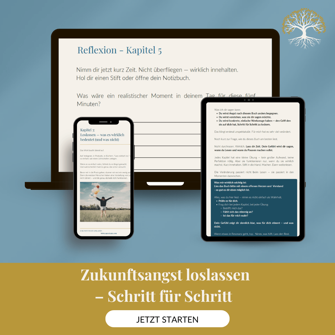 Mockup Zukunftsangst loslassen Ebook