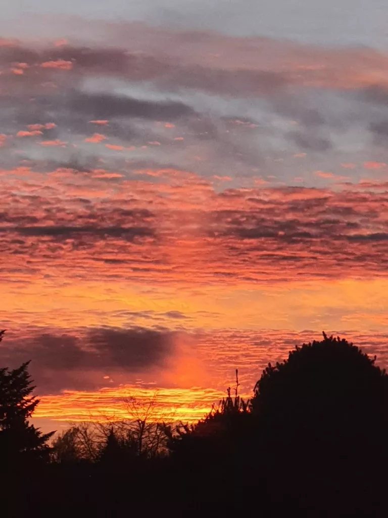 Malerischer Sonnenuntergang